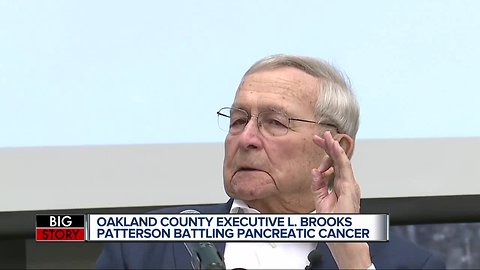 Oakland County Executive L. Brooks Patterson says he has stage-4 pancreatic cancer