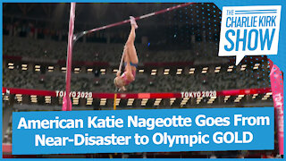 American Katie Nageotte Goes From Near-Disaster to Olympic GOLD