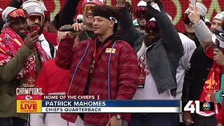 Chiefs QB Patrick Mahomes: 'We're the champs, baby!'