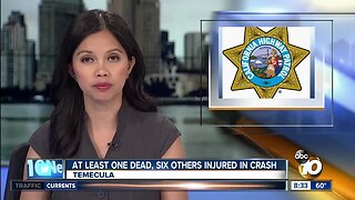 At least one killed in Temecula crash