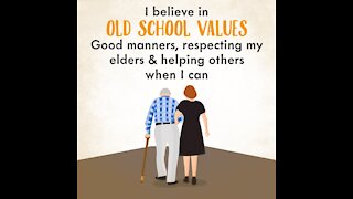 I believe in old school values [GMG Originals]
