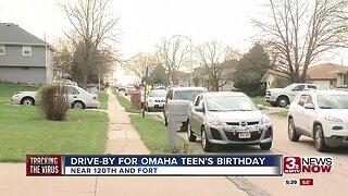 Drive-by celebration for Omaha teen's birthday