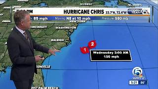 Hurricane Chris forms