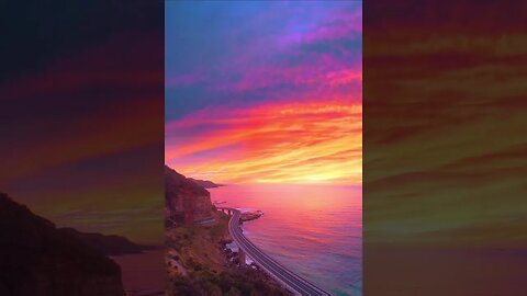 A Symphony of Colors: Calming Music with Beautiful Cloudscapes #shorts