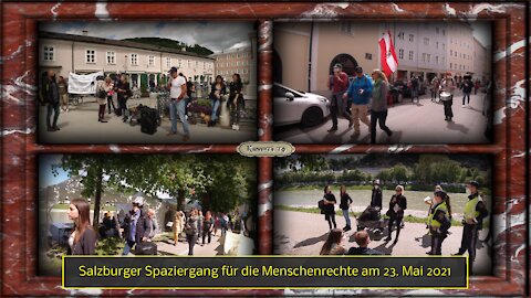 Salzburger Spaziergang für die Menschenrechte am 23. Mai 2021