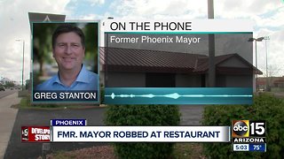 Former mayor Greg Stanton robbed by man with hatchet in Phoenix