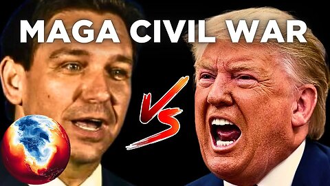 ALL OUT WAR Between DeSantis and Trump!