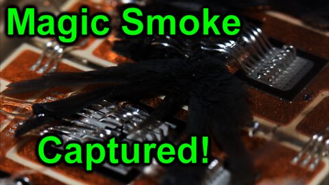 EEVsmoke #2 - Magic Smoke Captured!