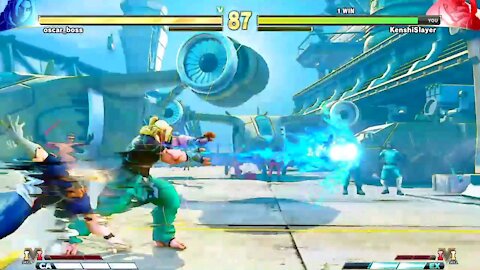 SFV: spamming Haduken!? Get neck broken!!