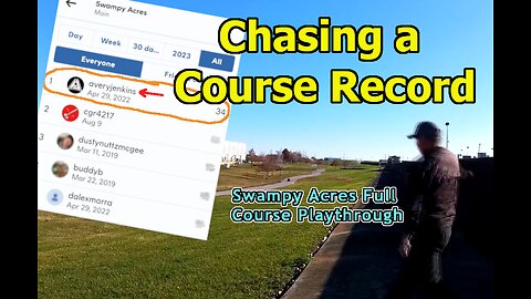 Can I Beat Avery Jenkins' Course Record? (Swampy Acres Disc Golf Playthrough)