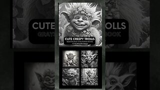 Gnomes Trolls & Monsters Grayscale Coloring Books on Amazon