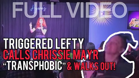 FULL VIDEO! Chrissie Mayr Triggers Leftist Heckler in Dallas over Dylan Mulvaney Joke! "Transphobic"
