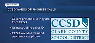 CCSD warns of phishing calls