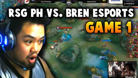GANTI NG RSG PHILIPPINES! OFW Reacts to MPL S-10 Playoffs Day 3 - RSG PH vs. BREN ESPORTS Game 1
