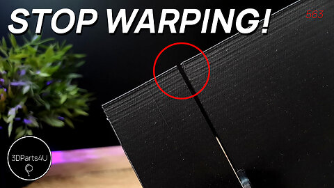 👍 STOP 3D Print Warping - Watch This Test - PLA Warping Off Bed - 3D Print Warping