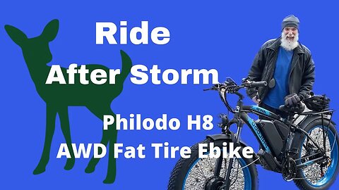 Oh DEER, Ride After The Storm: Philodo AWD Ebike Adventure