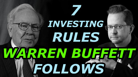 7 RULES WARREN BUFFETT FOLLOWS - How to Join the Millionaire Club by Investing in the Stock Market