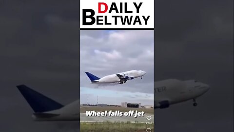 Wow! wheel Falls Off Jumbo Jet During Takeoff! #shorts #shortsvideo