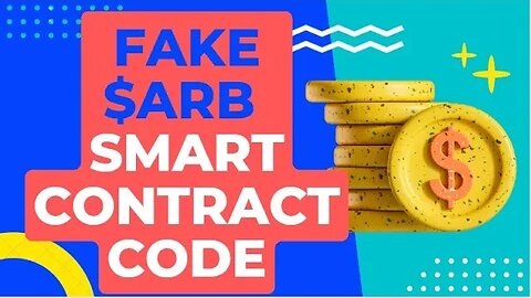 (2/2) Code Review Fake $ARB Smart Contract: $1.3 Mil Address Poisoning Scam Analysis & Red Flags