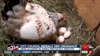 Bakersfield City Council votes to rescind hen ordinance