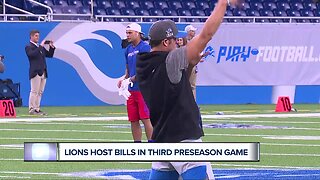 Lions to host Bills in third preseason game