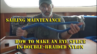 How to make an Eye Splice Sailboat Maintenance