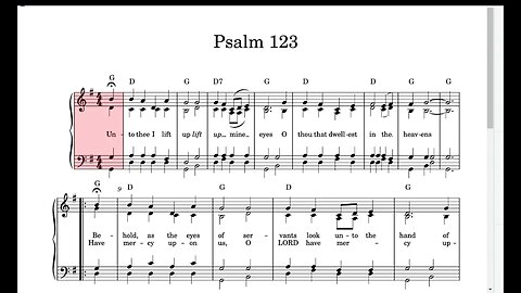 Psalm 123 KJV Song