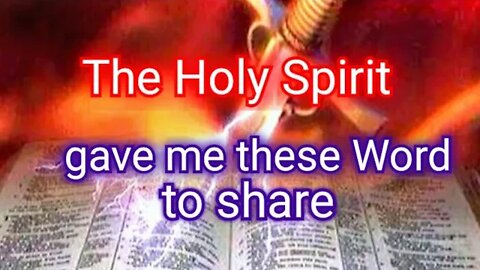 🔥Holy Spirit and The Word📖 Message inspired by The Holy Spirit #share #bible #fire #word #prophecy