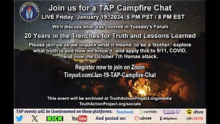 TAP Campfire Chat: 20 Years in the Trenches for Truth and Lessons Learned