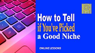 How to Tell if You've Picked a Good Niche