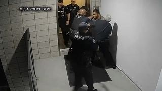 Mesa police chief speaks out on video showing officers punching suspect