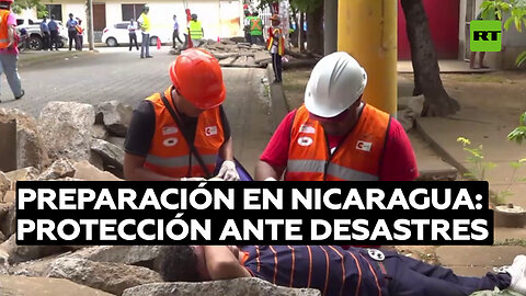 Miles de nicaragüenses participan en un ejercicio que incluye simluacros de desastres naturales