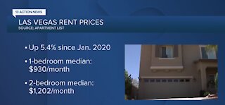Rent prices climbing in Las Vegas