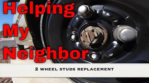 POV Wheel Stud Replacement & Plug Patch Tire Hyundai Accent | Fix it Angel