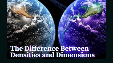 The Difference Between Densities and Dimensions
