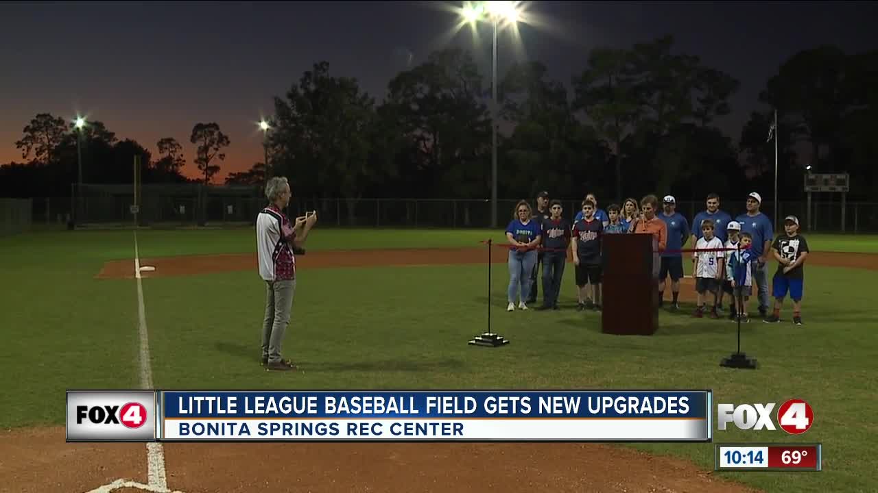 Little League field gets new upgrades in Bonita Springs