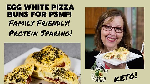 Egg White Pizza Buns for PSMF Diet| Protein Sparing | Family Friendly Keto Pizza Buns