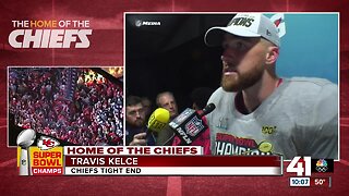 Chiefs TE Travis Kelce reflects on SBLIV win