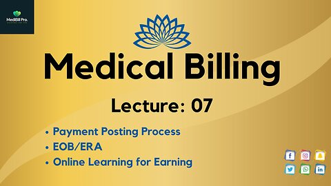 Urdu Tutorial On Medical Billing And Payment Posting In The USA Healthcare System | #paymentposting