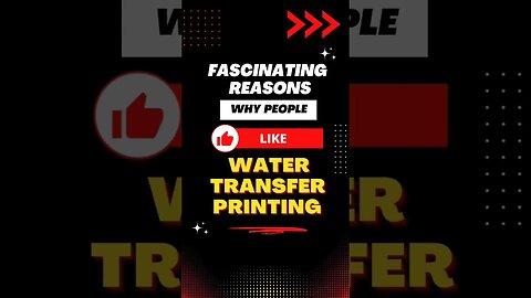 Fascinating Water Transfer Printing ♥️ #shorts #Shorts #wtp