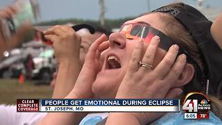 People get emotional during solar eclipse