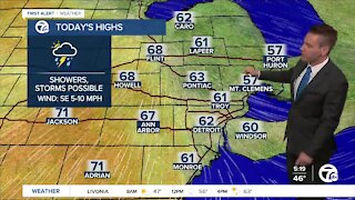 Metro Detroit Forecast: Warm week with several chances of rain