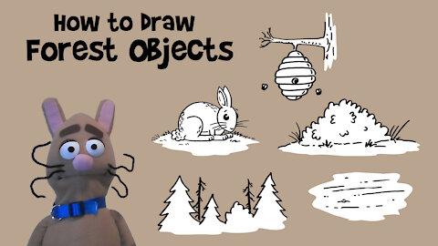 How to Draw Forest Objects