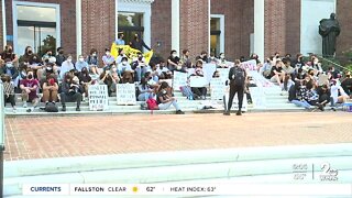 Protestors disrupt town hall on JHU police force