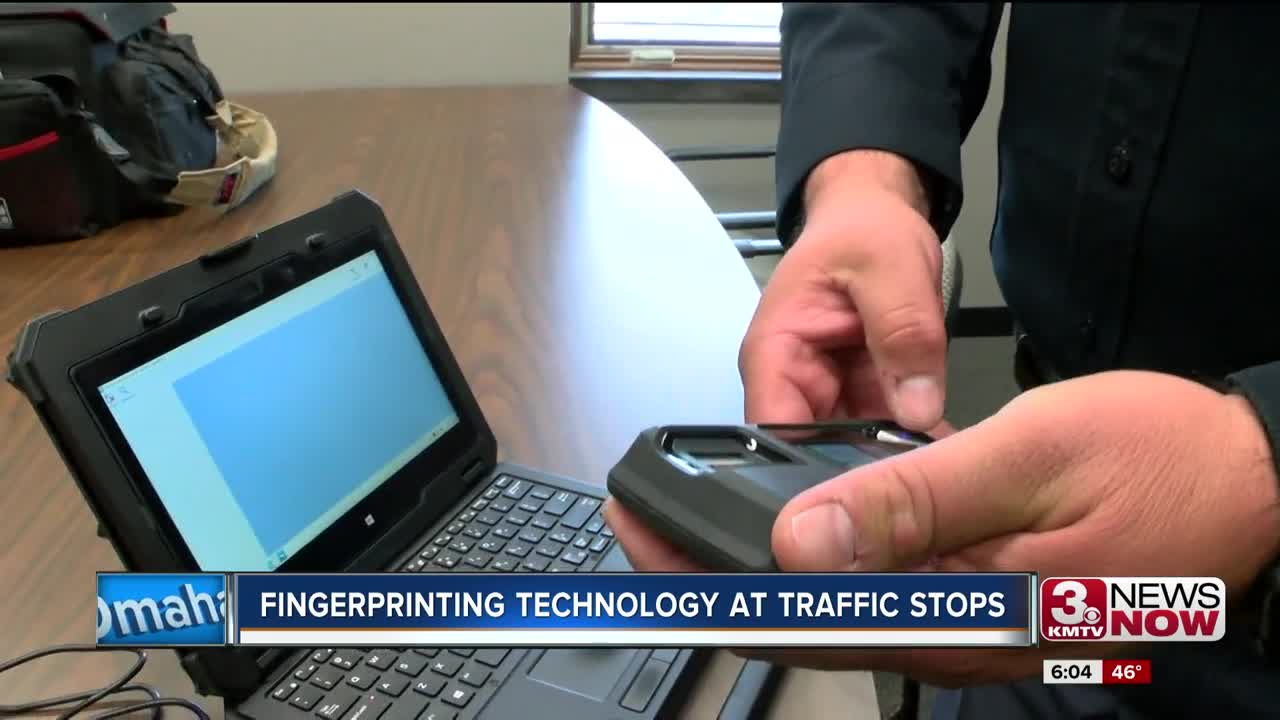 Fingerprint technology at traffic stops