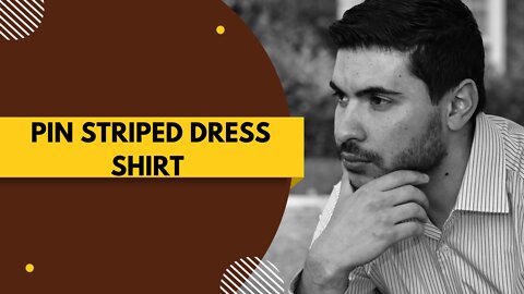 Slim Fit Dress Shirt With Striped Pattern – A Must-Have In Every Man’s Wardrobe | La Mode Men's