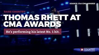 Thomas Rhett at CMA Awards Rare Country