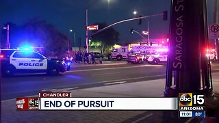 Pursuit ends in Chandler