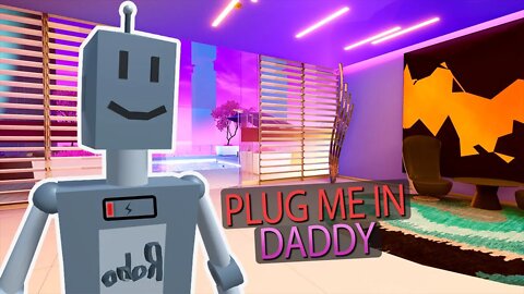 Naughty Robot Wants my USD Cable in VRChat