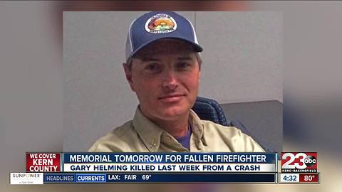 Memorial has been set for Pismo Beach firefighter killed last week